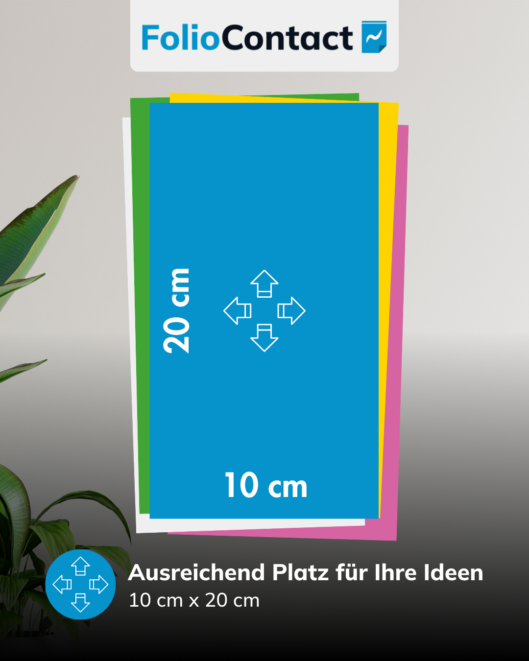 FolioContact Notes – nachhaltige Alternative zu klassischen Haftnotizen