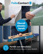 Fußball-Taktikfolie perfekt zum Mitnehmen zu Training und Spiel