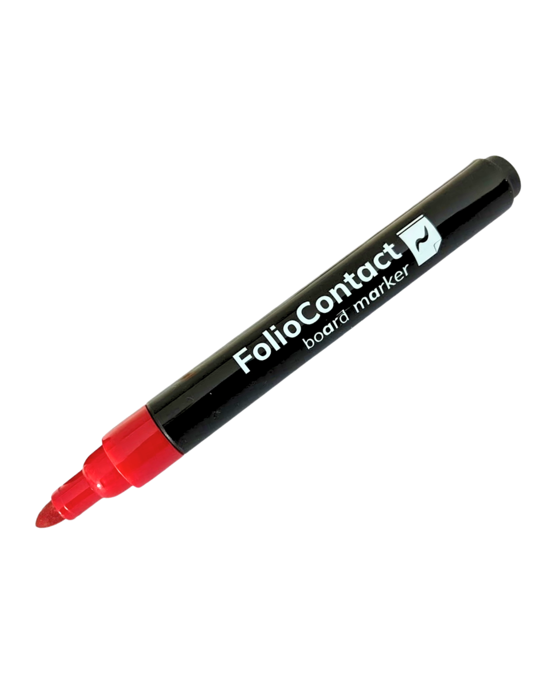 FolioContact Boardmarker in Rot – abwischbarer Whiteboard-Marker für beschreibbare Folien