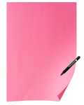 Pinke FolioContact Pinkboard-Folie, leicht aufrollend, mit schwarzem FolioContact Boardmarker